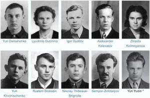 Membri del gruppo di Dyatlov